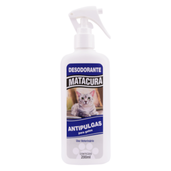Desodorante Matacura Antipulgas para Gatos 200ml - Imagem principal