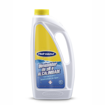 Diminuidor de pH e Alcalinidade Hidroazul para Piscinas com 1L - Imagem principal