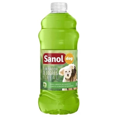 Produto Eliminador de Odores Sanol Dog Herbal 2L