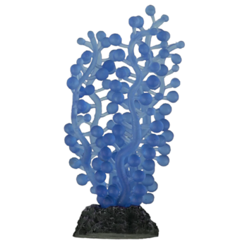 Enfeite de Silicone Para Aquários Soma Alga Ulva Azul 1Un - Imagem principal