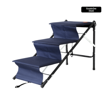 Escada e Rampa Tubline One N° 8 Azul para Cães e Gatos - Imagem principal