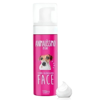 Espuma Higienizadora Face Animalíssimo para Cães e Gatos 150ml - Imagem principal