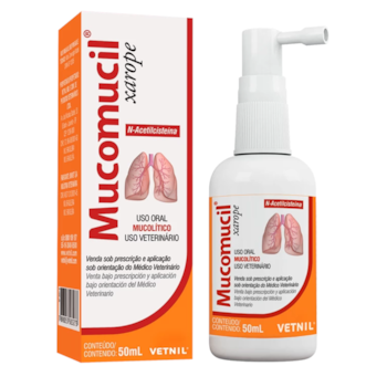 Expectorante Mucomucil Xarope para Cães e Gatos 50ml - Imagem principal