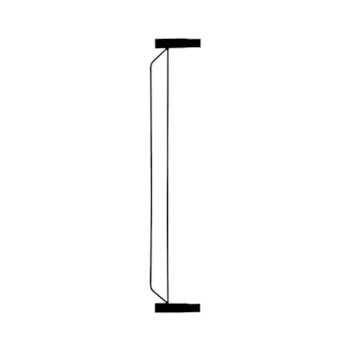 Extensor de Grade de Porta Tubline Preto 10cm - Imagem principal