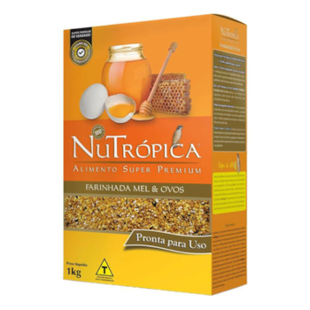 Farinhada Mel e Ovos Nutrópica para Aves 1kg - Imagem principal