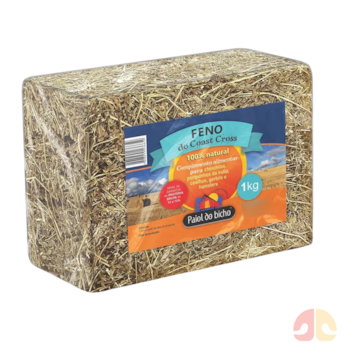 Feno Prensado Paiol do Bicho 1 kg para Roedores - Imagem principal