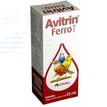Ferro Avitrin para Pássaros 15ml - Imagem principal