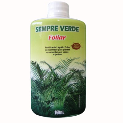 Fertilizante Liquido Concentrado Sempre Verde Foliar com 160 ml