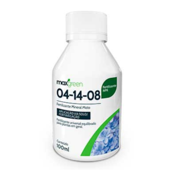 Fertilizante Mineral Misto Maxgreen NPK 04-14-08 100ml - Imagem principal