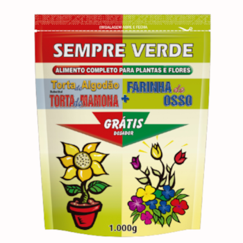 Fertilizante Sempre Verde Torta de Algodão + Farinha de Osso com 1 kg - Imagem principal
