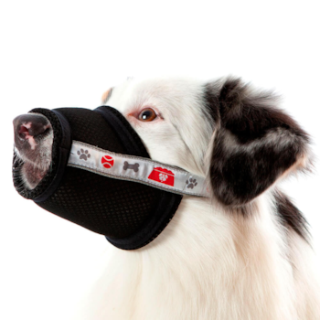 Focinheira Conforto Contenção Preta para Cachorros N° 8 - Imagem principal