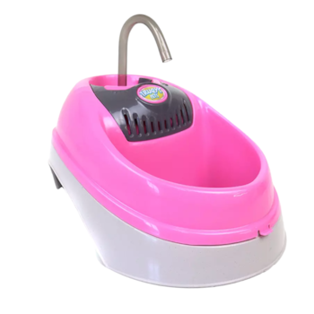 Fonte Eco Bivolt Truqys Rosa 2L para Cães e Gatos - Imagem principal