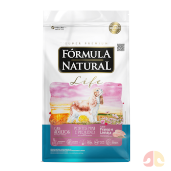 Fórmula Natural Super Premium Life Cães Adultos 10,1 kg Portes Mini e Pequeno Frango e Linhaça - Imagem principal
