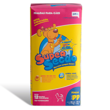 Fralda Descartável Super Secão para Fêmeas 12UN PP - Imagem principal
