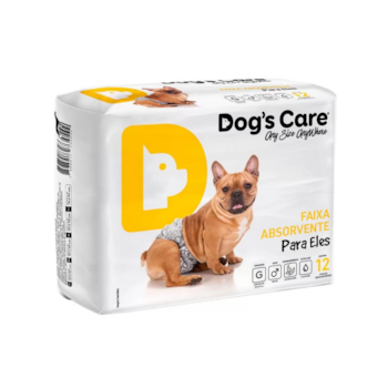 Fralda Higiênica Dog´s Care Para Machos P com 12 Unidades - Imagem principal
