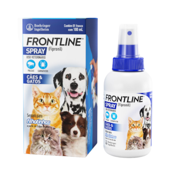 Frontline Spray Antipulgas e Carrapatos 100ml para Cães e Gatos - Imagem principal