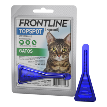 Frontline TopSpot para Gatos Antipulgas e Carrapatos com 1 Pipeta - Imagem principal