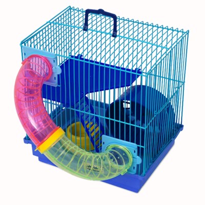 Gaiola Bragança Pop Azul Para Hamster