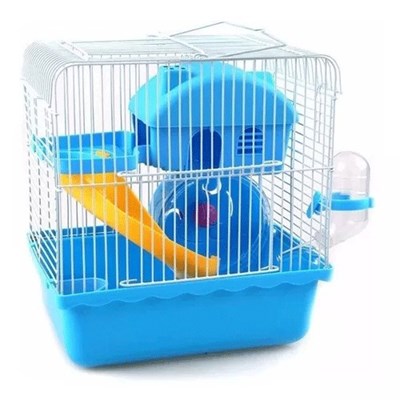 Gaiola para Hamster Happy Home Azul