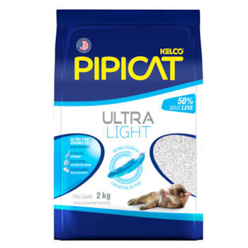 Granulado Higiênico Pipicat Ultra Light para Gatos 2kg - Imagem principal