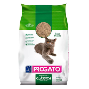 Granulado Higiênico Progato Clássica Grãos Médios 4 kg - Imagem principal