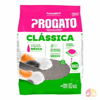 Granulado Higiênico Progato Clássica Multigrãos 10kg - Imagem principal