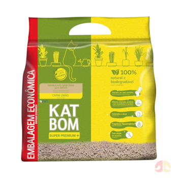 Granulado Sanitário Katbom Capim Limão Biodegradável para Gatos 6kg - Imagem principal