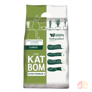 Granulado Sanitário Katbom Clinical Biodegradável para Gatos 3kg - Imagem principal