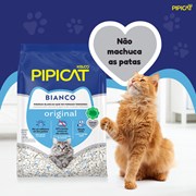 Granulado Sanitário Pipicat Bianco para Gatos 1,6 kg