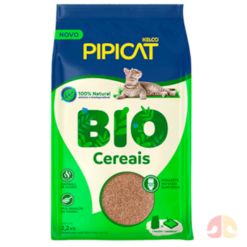 Granulado Sanitário Pipicat Bio Cereais para Gatos 2,2kg - Imagem principal