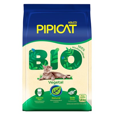 Granulado Sanitário Pipicat Bio para Gatos 1,8kg