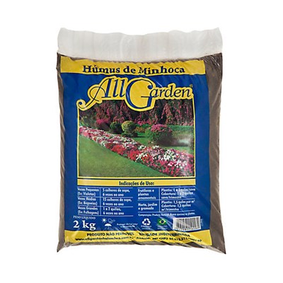 Húmus de Minhoca All Garden 2,0kg