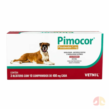 Inodilador Pimocor 5 mg Vetnil para Cães - Imagem principal