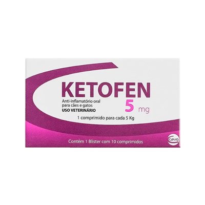 Produto Ketofen 5mg 10 comprimidos 5mg