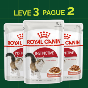 Kit 3 Sachês Royal Canin Instinctive para Gatos Adultos 85g - Imagem principal