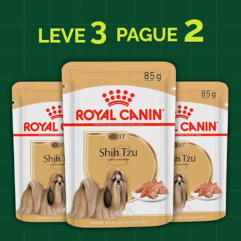 Kit 3 Sachês Royal Canin Shih Tzu Cães Adultos 85g - Imagem principal