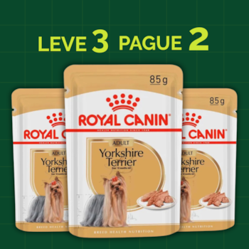 Kit 3 Sachês Royal Canin Yorkshire Terrier para Cães Adultos 85g - Imagem principal