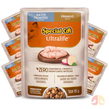Kit Sachê Special Cat Ultralife 85g Gatos Filhotes Sabor Frango - Imagem principal
