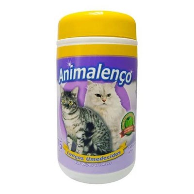 Lenço Higiênico Animalenço para Gatos Animalissimo 75un