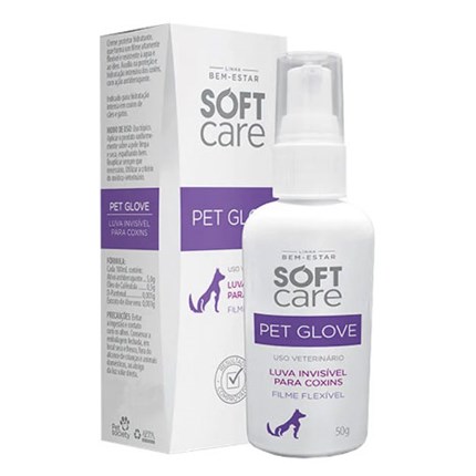 Loção Hidratante Soft Care Pet Glove para Cães e Gatos 50gr