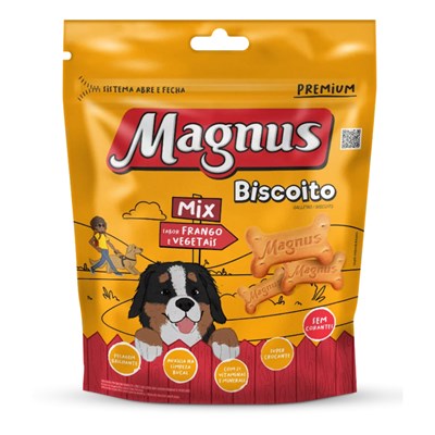 Produto Magnus Biscoito Mix Cachorros Adultos 500g
