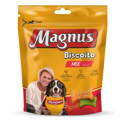 Magnus Biscoito Mix Cachorros Adultos 500g