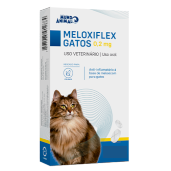 Meloxiflex Gatos Anti-inflamatório 0,2mg 5 comprimidos - Imagem principal