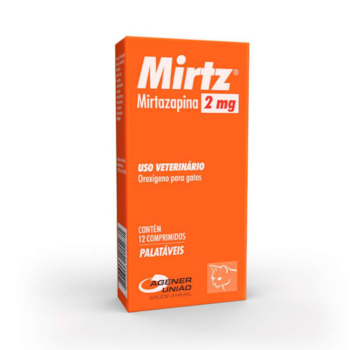 Mirtz 2mg para Gatos com 12 comprimidos - Imagem principal