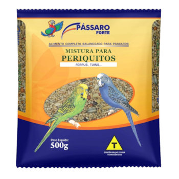 Mistura Pássaro Forte Para Periquitos 500gr - Imagem principal