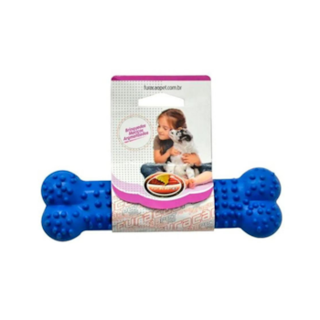 Mordedor Osso Plaque Ataque Borracha com Cravos G Furacão Pet Cores Sortidas para Cachorros - Imagem principal