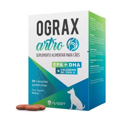 Ograx Artro suplemento para cachorros 30 capsulas
