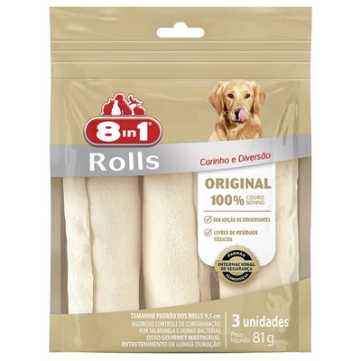 Osso 8in1 Original Roll para Cães 81gr