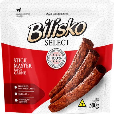 Palito Bilisko Select Stick Master para Cachorros sabor Carne 500g