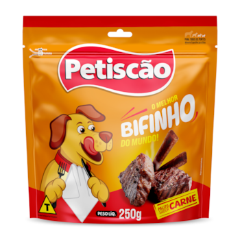 Palito Mastigável Fino Petiscão Sabor Carne para Cachorros 250gr - Imagem principal